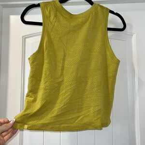 Lululemon Women's Yellow Sleeveless Top